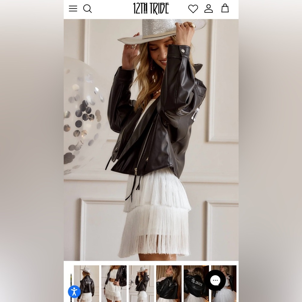 12th Tribe Til’ Death Vegan Leather Jacket